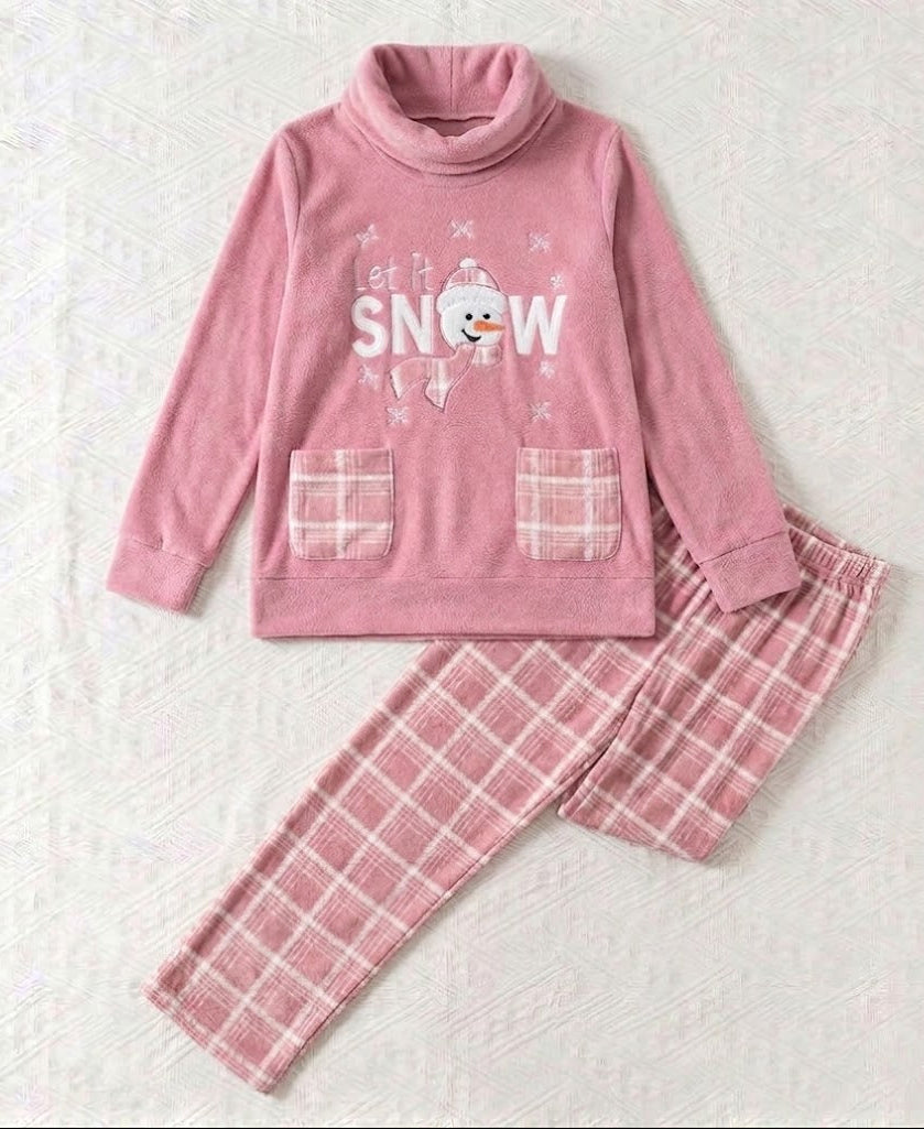 Let it Snow Winter Pyjamas set - 2 Pieces