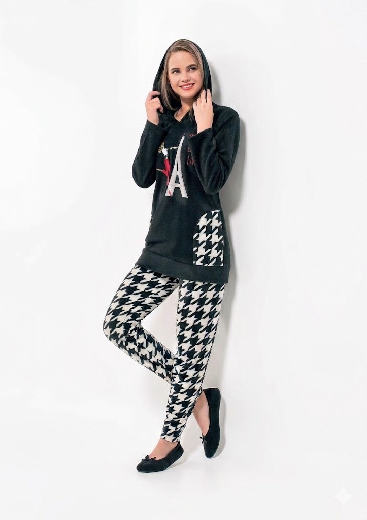Oh La La -Paris Winter Pyjamas set - 2 Pieces