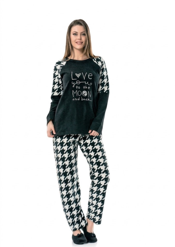 love you to the Moon and back Winter Pyjamas set - 2 Pieces