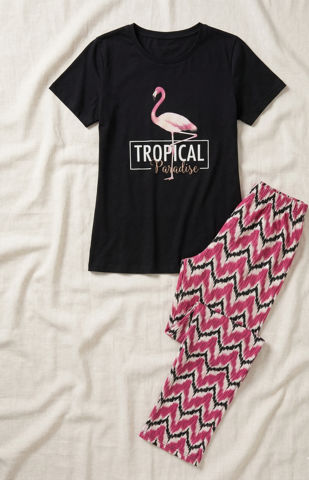 Tropical Paradise Women Pyjamas set - 2 Pieces