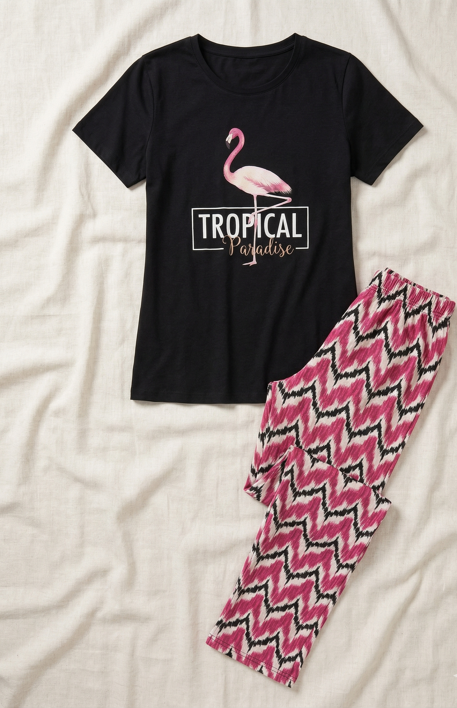 Tropical Paradise Women Pyjamas set - 2 Pieces