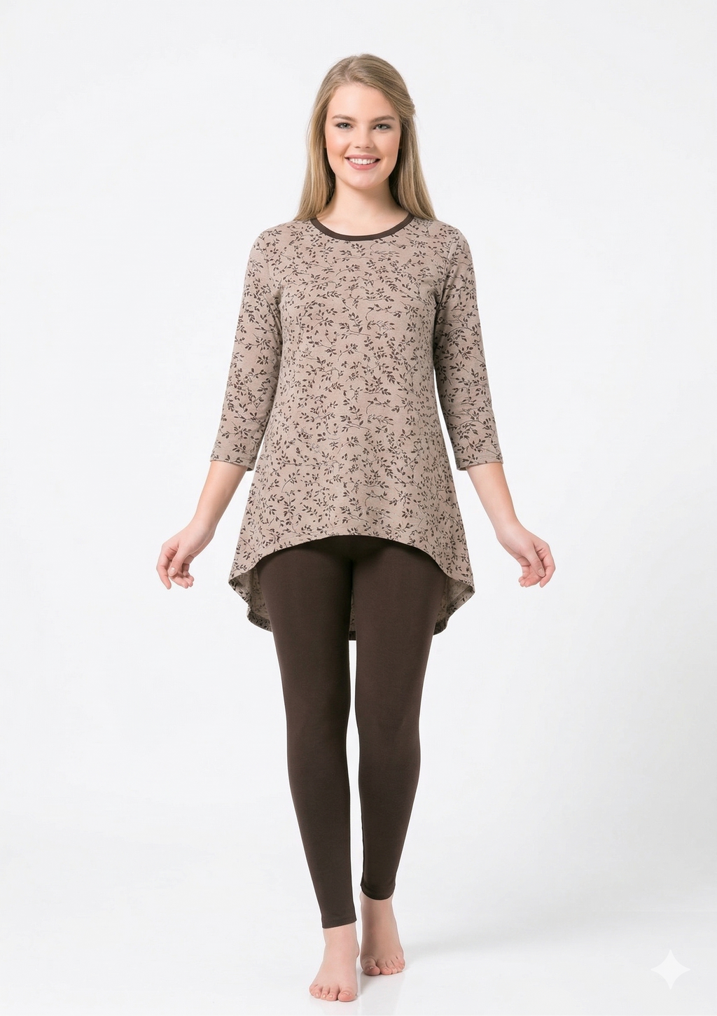 Sexy Long-sleeves Women Pyjamas set- 2 Pieces