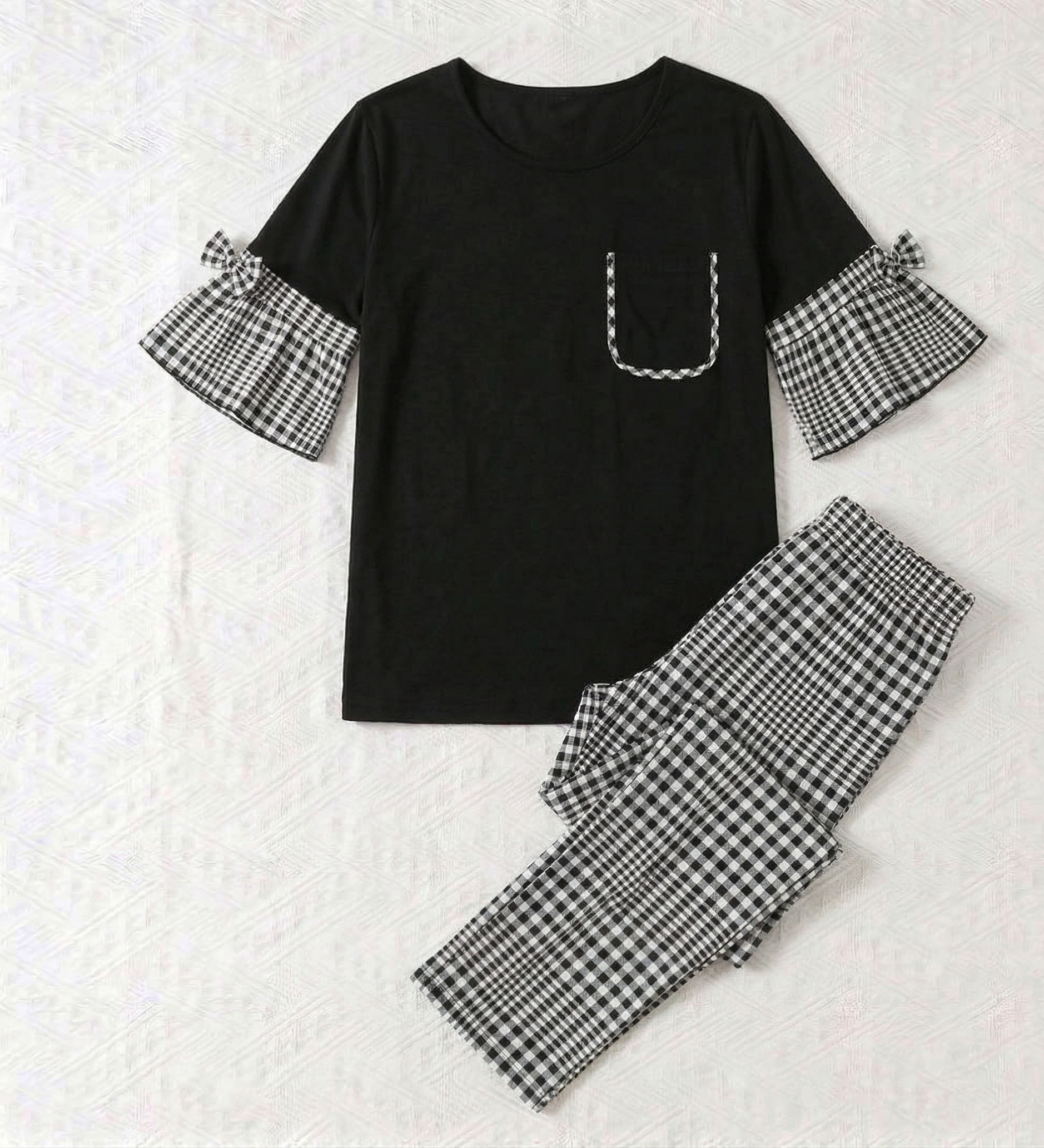 Women Burberry Lounge Print Cotton Rich Pyjamas Set - 2 Pieces