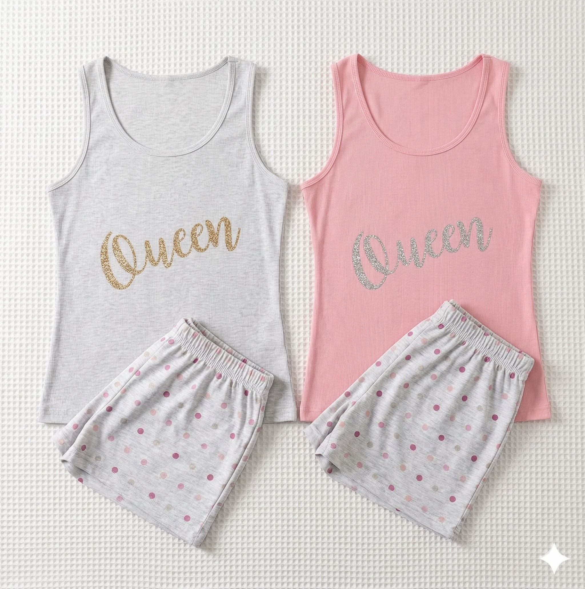 Queen very sexy Women hot summer Pyjamas set - 2 Pieces