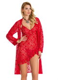 Wren Chemise & Robe Set sexy Nightwear - 3 Pieces