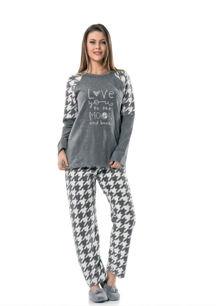 love you to the Moon and back Winter Pyjamas set - 2 Pieces