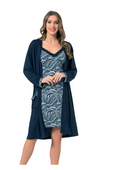 Lounge Women Summer Robe Pyjamas set - 2 Pieces