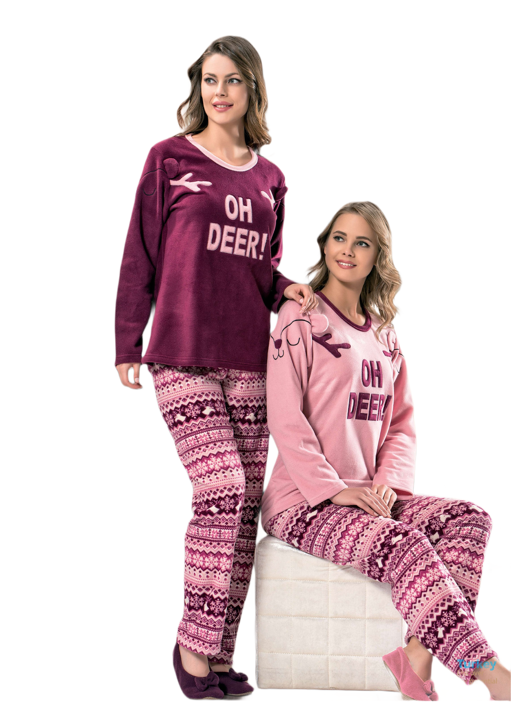 Naughty Reindeer Winter Pyjamas set - 2 Pieces