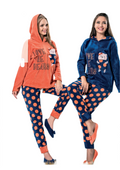 Love The Bears Spotted  Hood Winter Pyjamas set - 2 Pieces